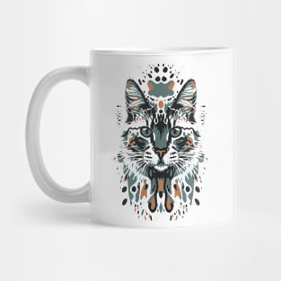 Cute Cat Illusion Design, Funny Cat Lover Gift Idea Mug